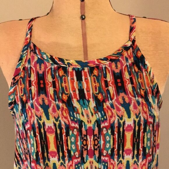 New Recruit Maternity Bright Print Sundress - Size Small - Picture 3 of 11